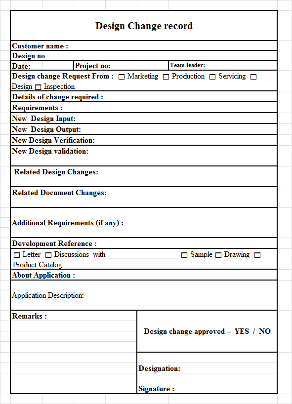iso 9001 document template